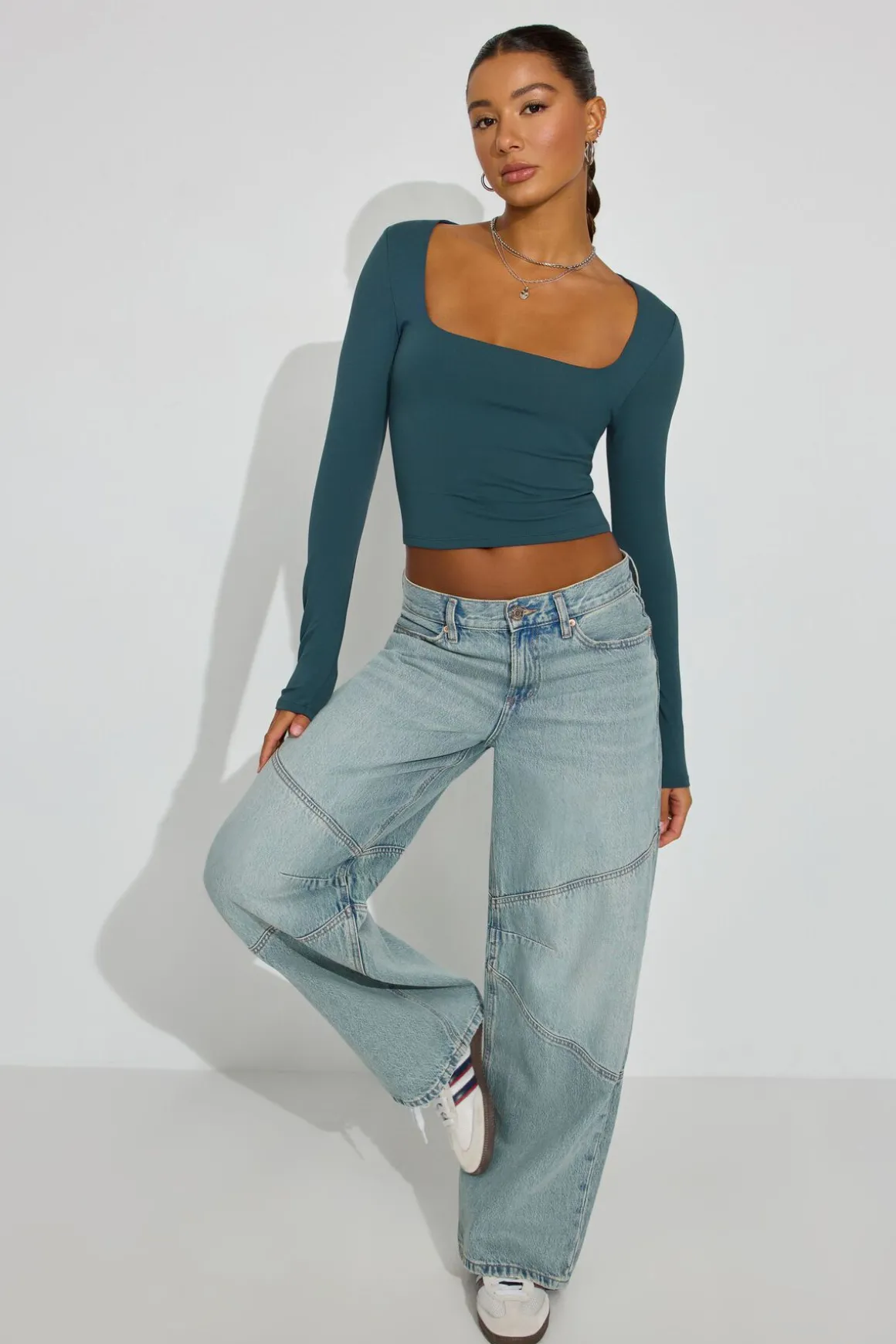 Sale Addison Square Neck Top Tops|Long Sleeve Tops