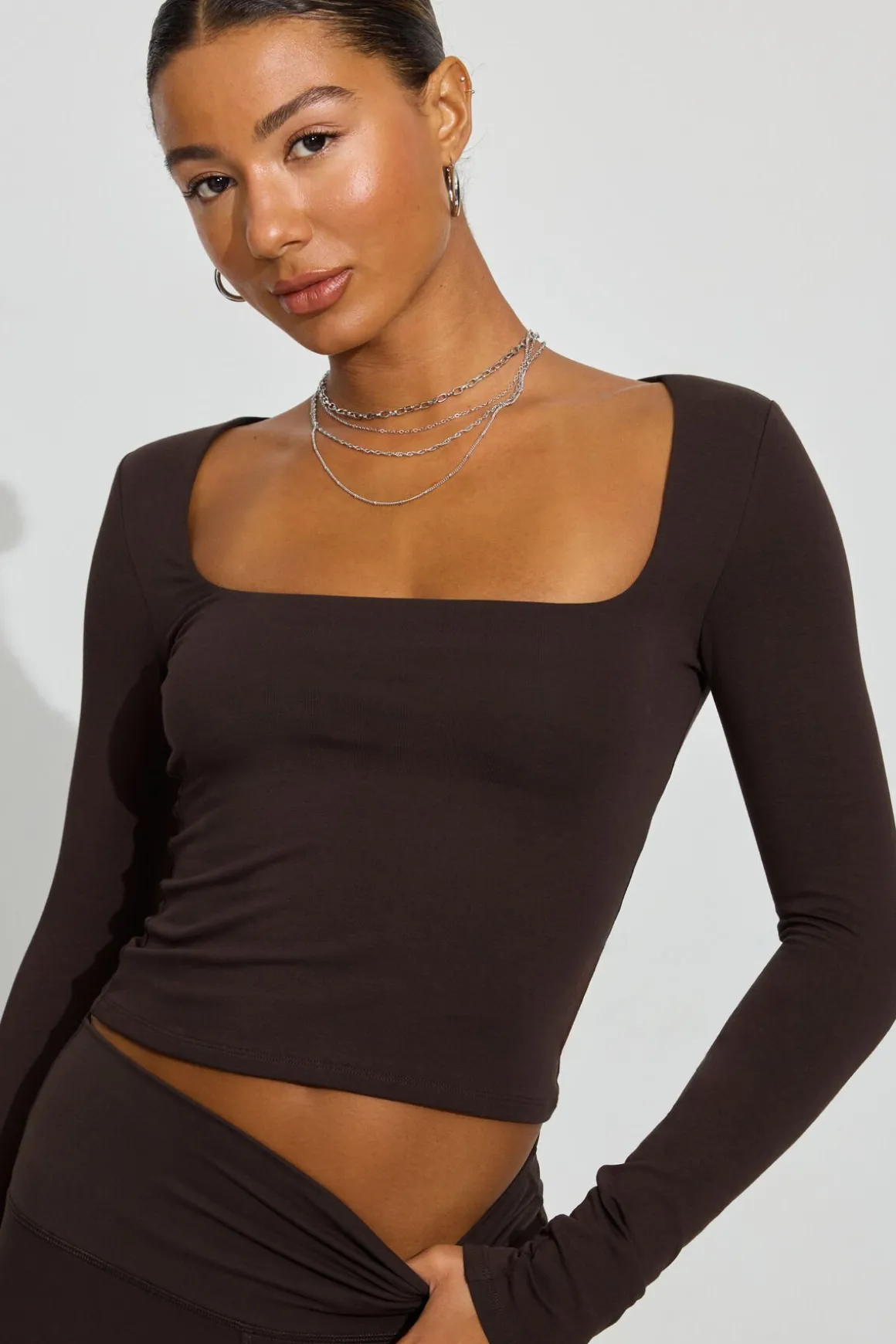 Best Addison Square Neck Top Tops|Long Sleeve Tops