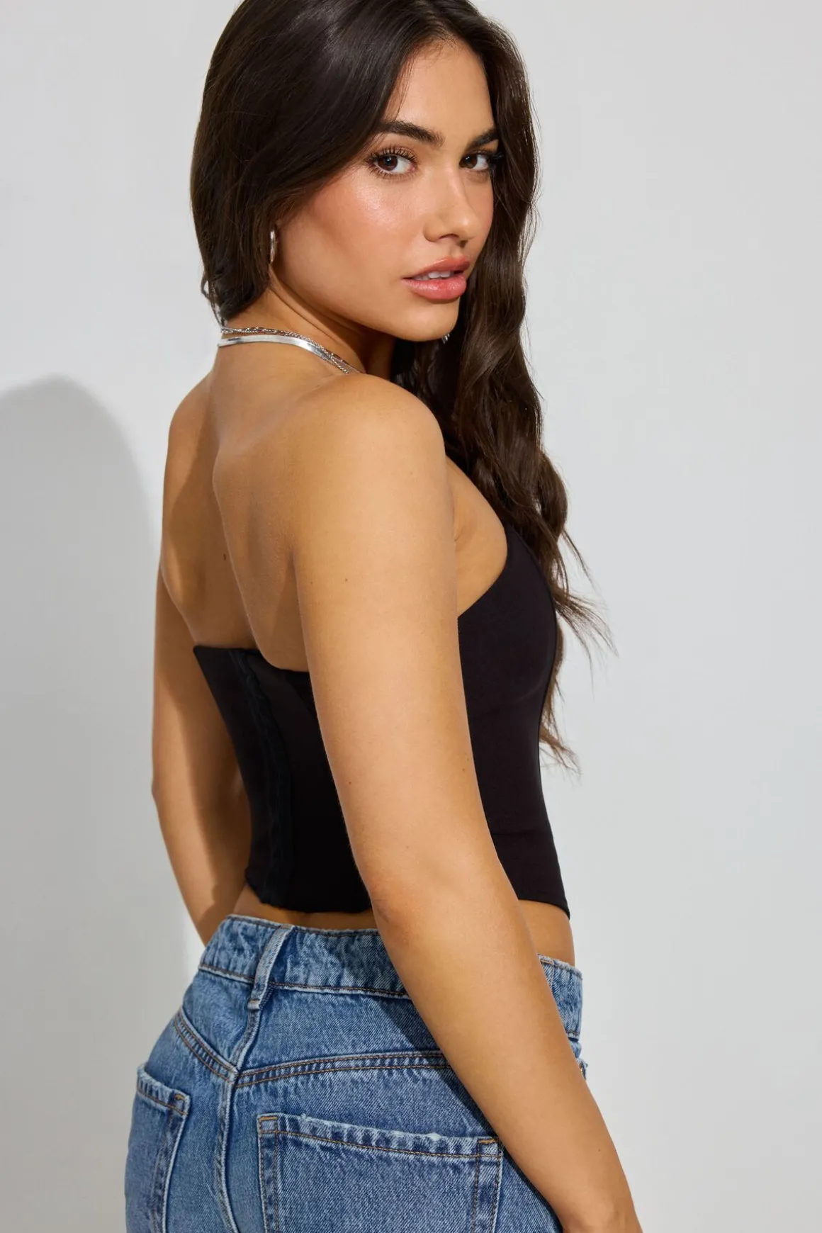 Best Anya Strapless Bustier Tank Tops