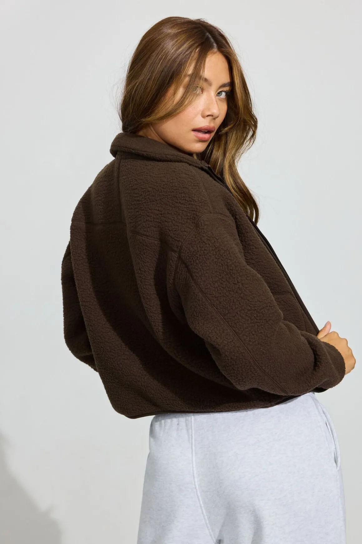 Best Sale Arctic Fleece Full Zip Sweatshirt Matching Sets|Fleece