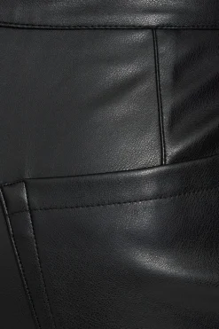 Outlet Baggy Faux-Leather Pants Pants