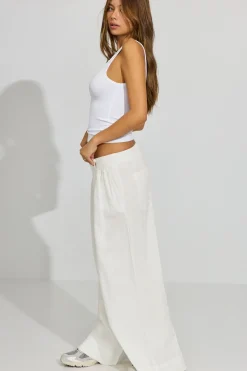 Clearance Baggy Linen Trousers Pants