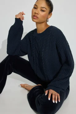 Clearance Chenille Oversized Sweater Matching Sets|Lounge & Sleep