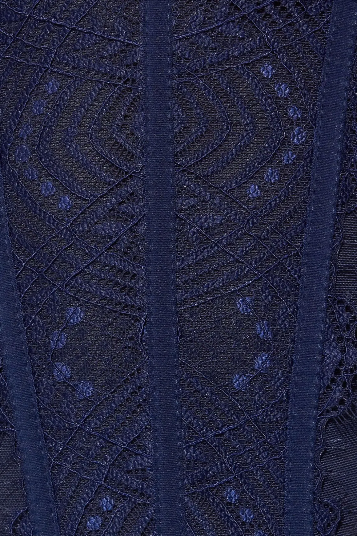 Online Chrishell Lace Mesh Bustier Tank Tops