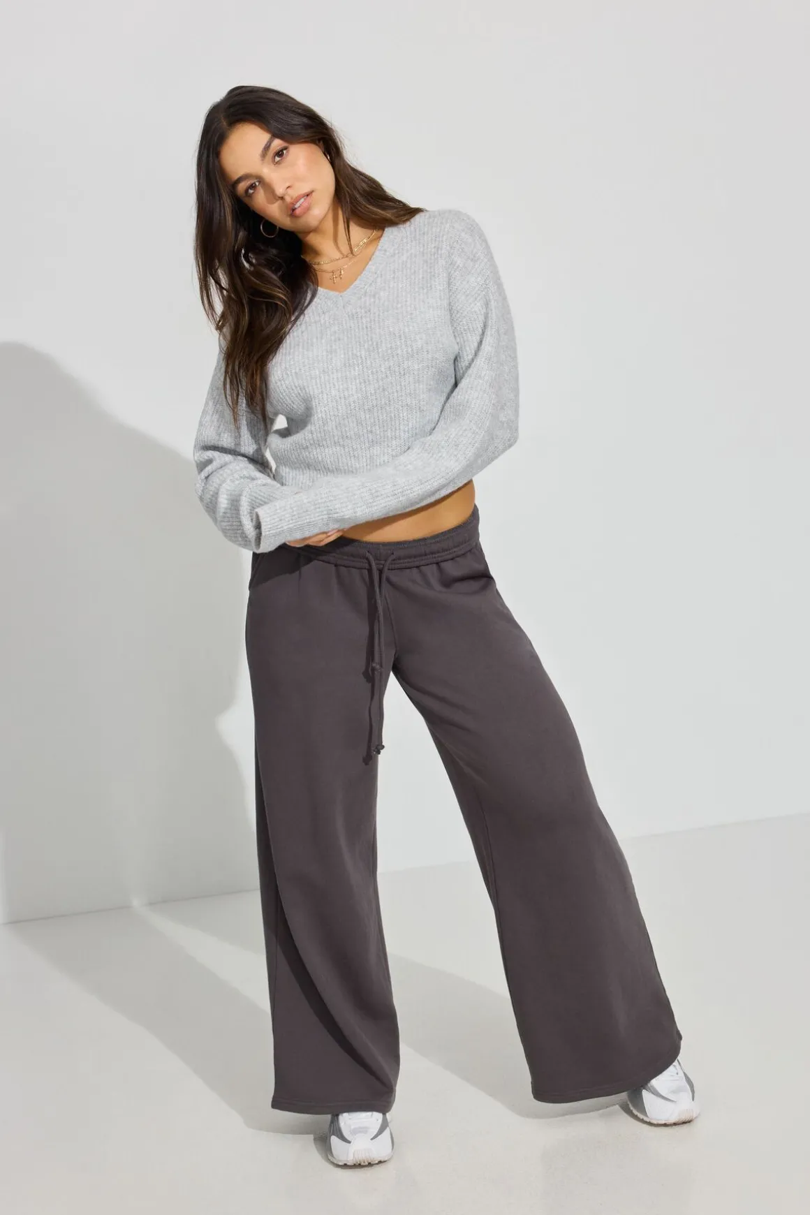 Flash Sale Cozy V Neck Sweater Tops|Sweaters & Cardigans