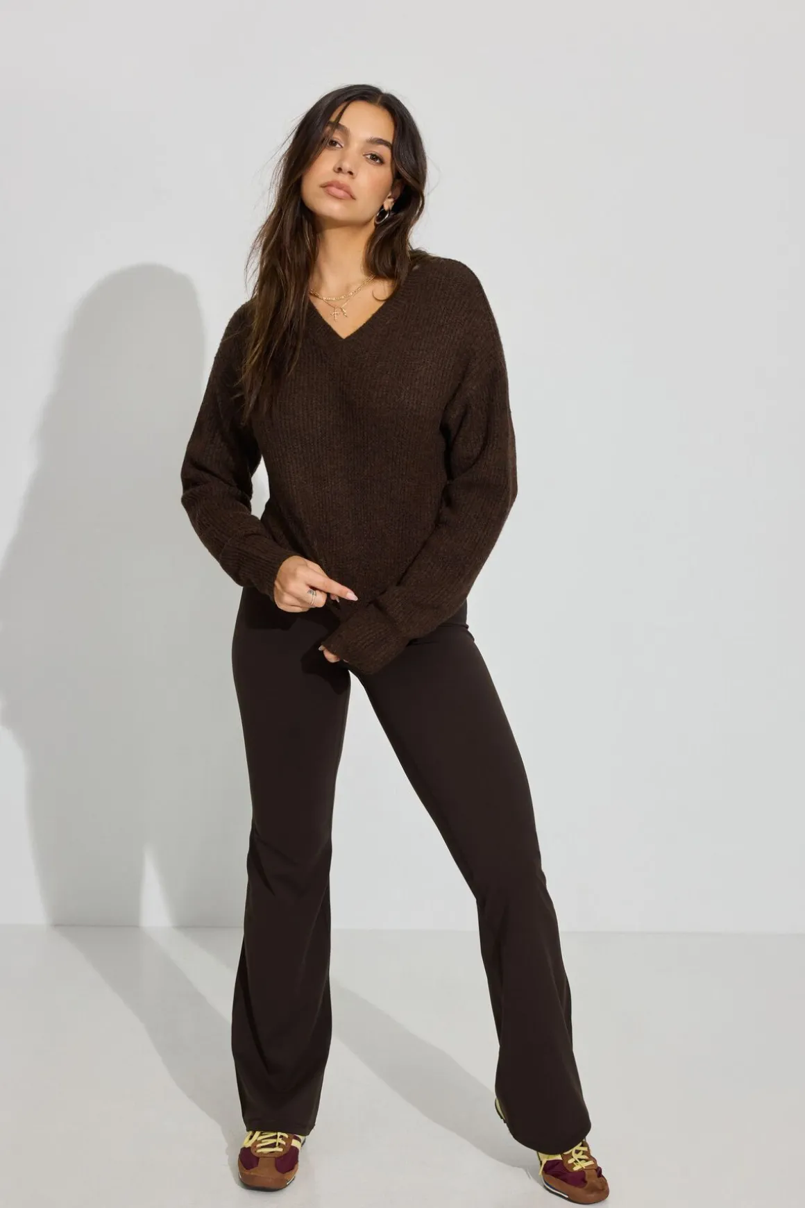 Hot Cozy V Neck Sweater Tops|Sweaters & Cardigans