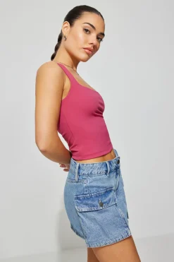 Fashion Denim Cargo Skort Shorts & Skirts|Cargos