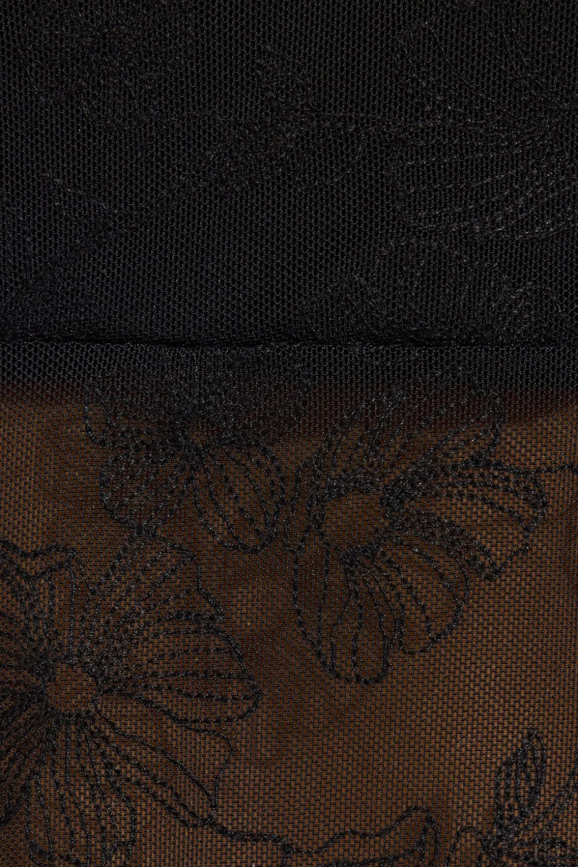 Best Sale Embroidered Mesh Flyaway Cami Top Tank Tops