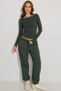 Best Sale Estelle Long Sleeve Boatneck Top Long Sleeve Tops
