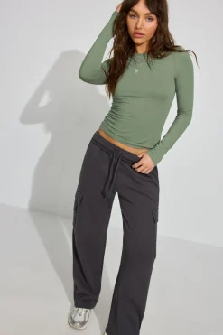 Fashion Estelle Long Sleeve T Shirt Matching Sets|Tops
