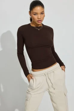 Fashion Estelle Long Sleeve T Shirt Tops|Long Sleeve Tops