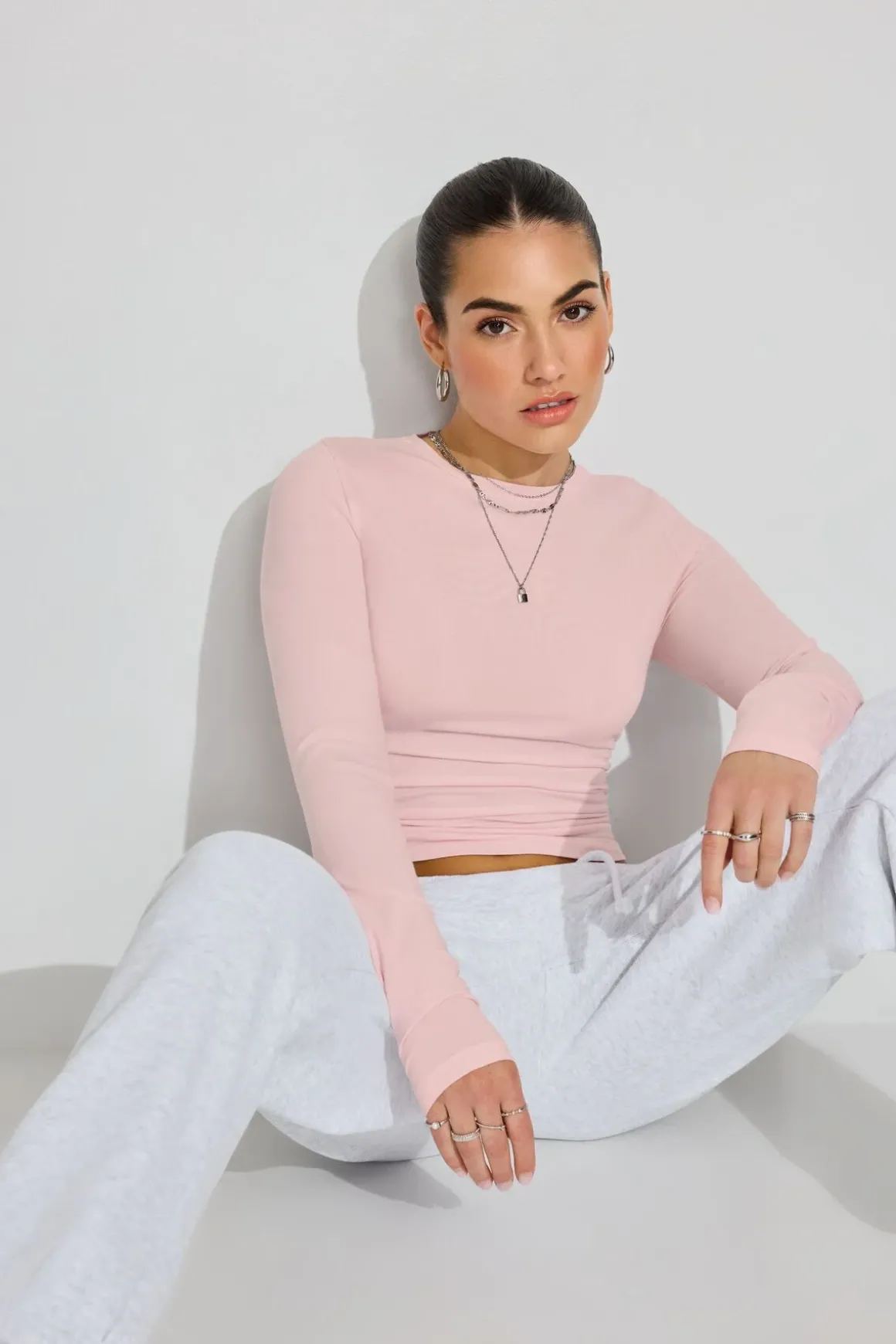 Cheap Estelle Long Sleeve T Shirt Matching Sets|Tops