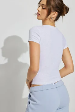 Cheap Estelle Longline Tee Tops|Short Sleeve Tops