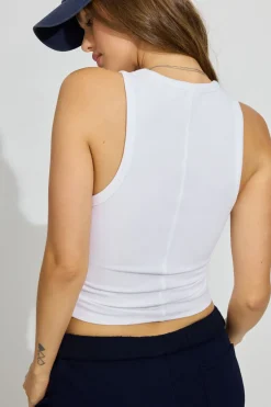 Cheap High Neck Tank Top Matching Sets|Tops