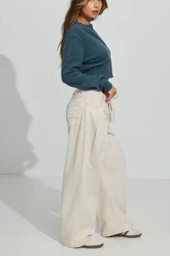 Shop Kenzie Low Rise Baggy Pants Bottoms|Pants