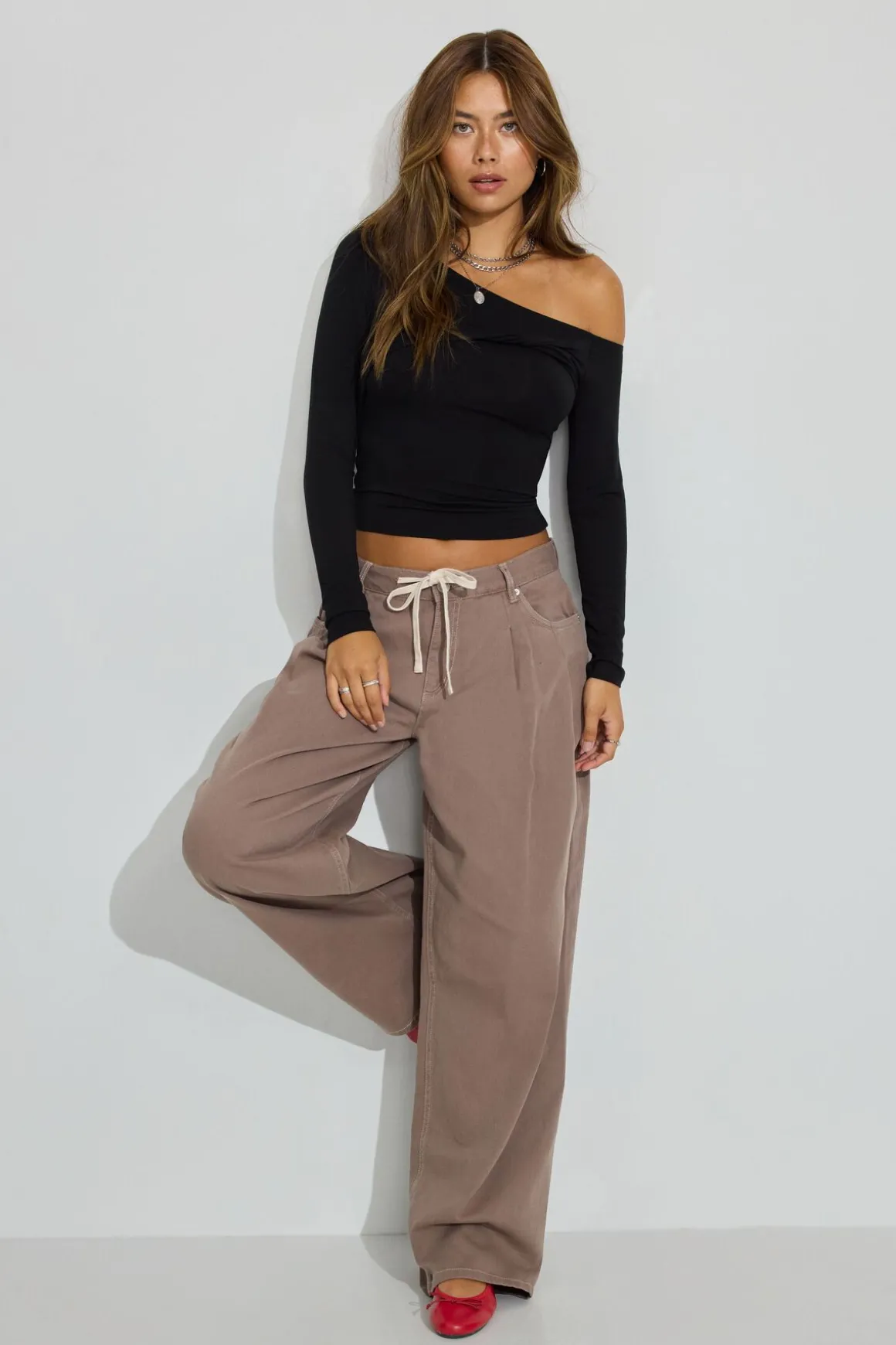 Clearance Kenzie Low Rise Baggy Pants Bottoms|Pants