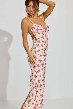 New Lace Open Back Maxi Dress Dresses