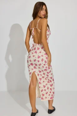New Lace Open Back Maxi Dress Dresses