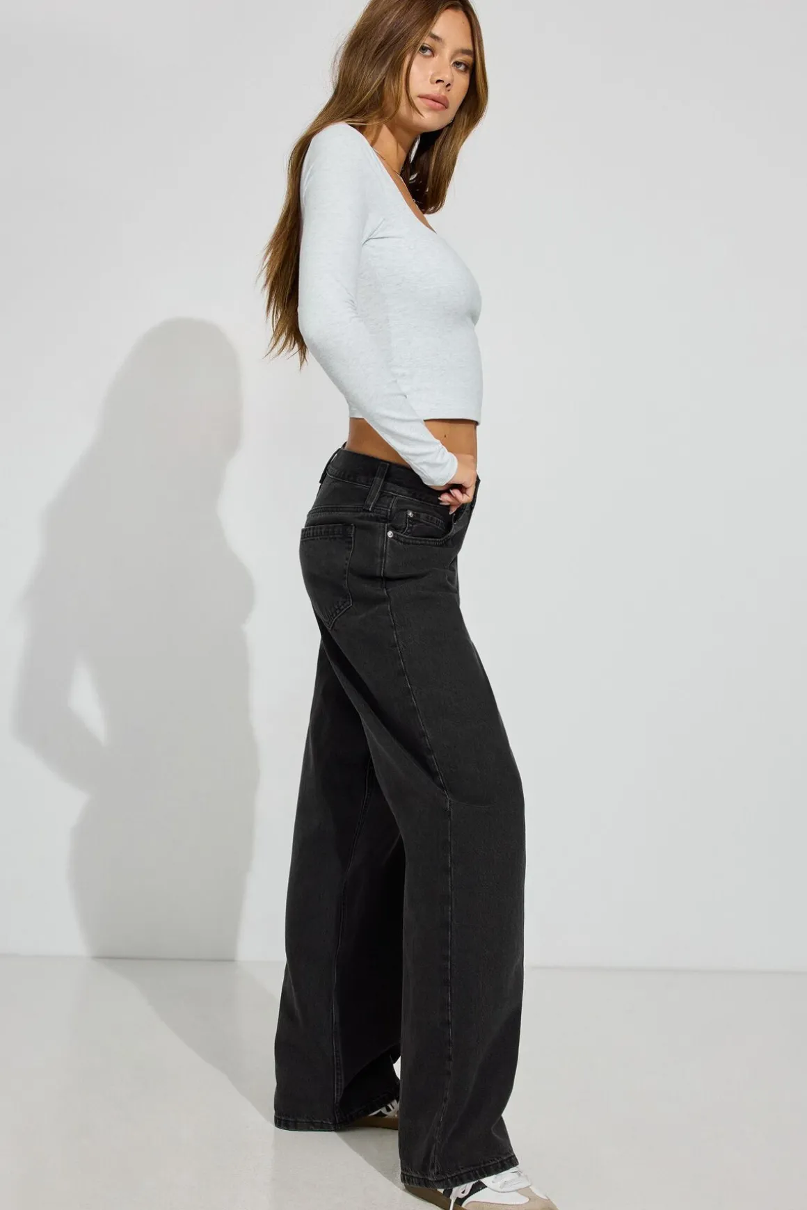 Shop Low Rise Baggy Jeans Jeans