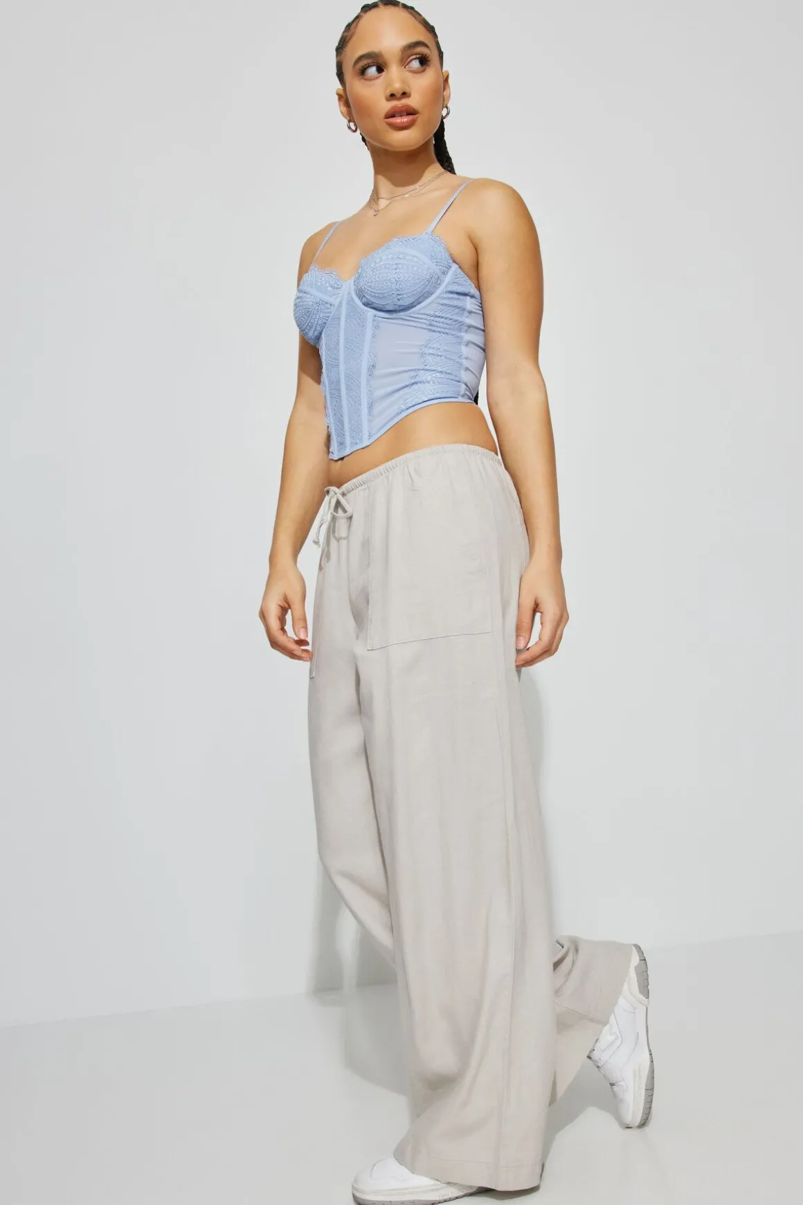Best Sale Millie Linen Pull-On Pants Pants
