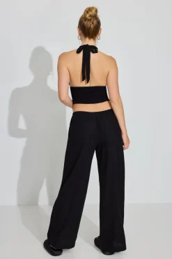 Hot Millie Linen Pull-On Pants Matching Sets|Pants