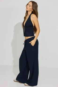 Flash Sale Millie Linen Pull-On Pants Matching Sets|Pants