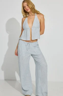 Sale Millie Linen Pull-On Pants Matching Sets|Pants