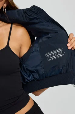 Shop Mini Puff Vest Cropped Jackets|Vests