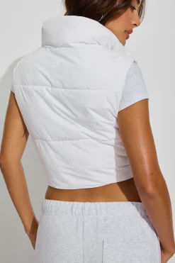 Best Sale Mini Puff Vest 2.0 Cropped Jackets|Vests