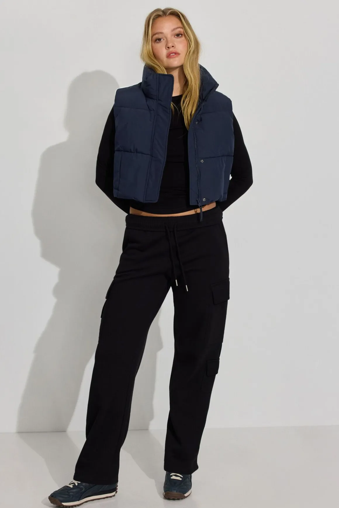 Outlet Mini Puff Vest 2.0 Cropped Jackets|Vests