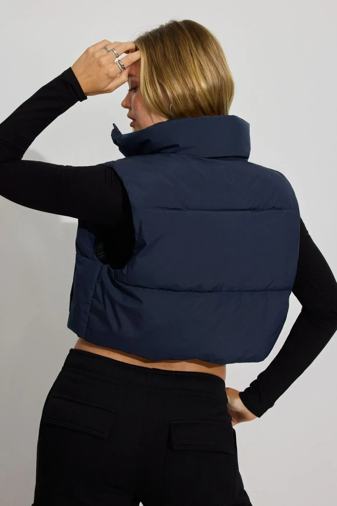 Outlet Mini Puff Vest 2.0 Cropped Jackets|Vests