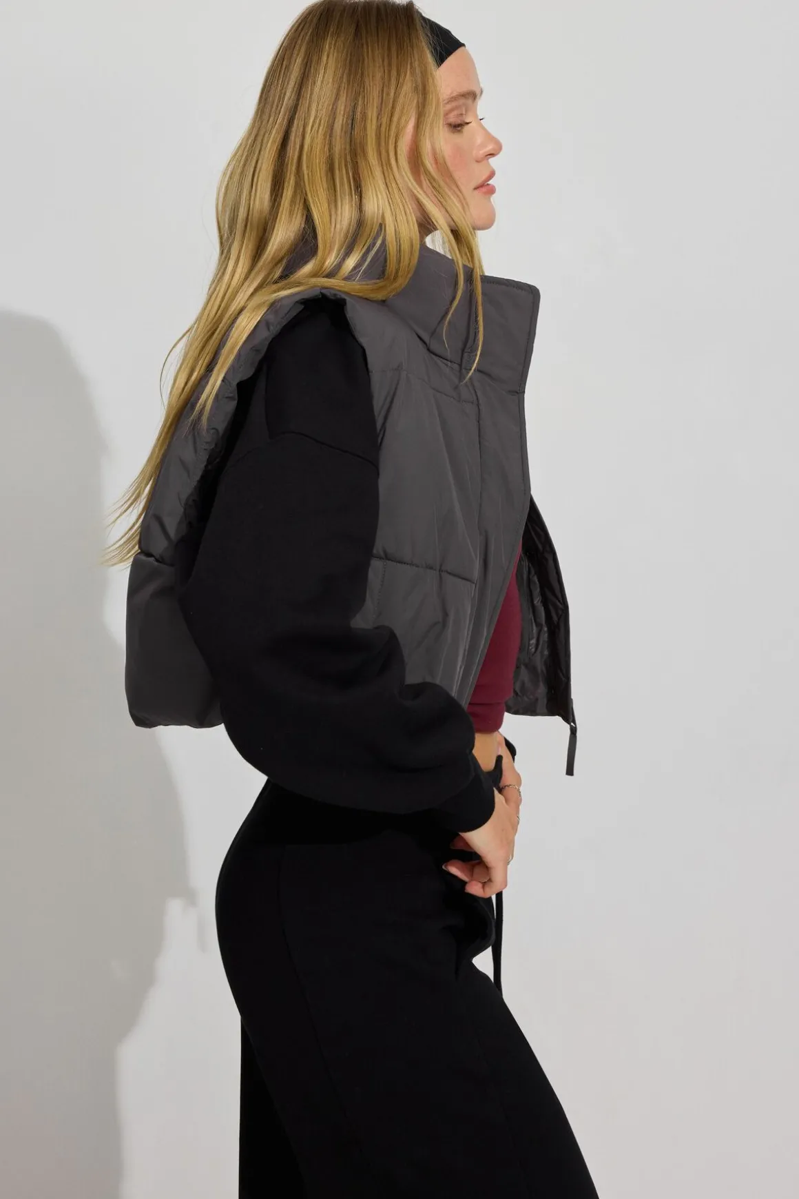 Clearance Mini Puff Vest 2.0 Cropped Jackets|Vests