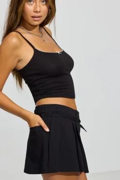 Cheap Mirco Pleated Trouser Skort Shorts & Skirts