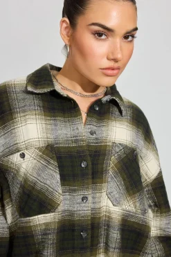 Outlet Noah Plaid Button-Up Shirt Long Sleeve Tops