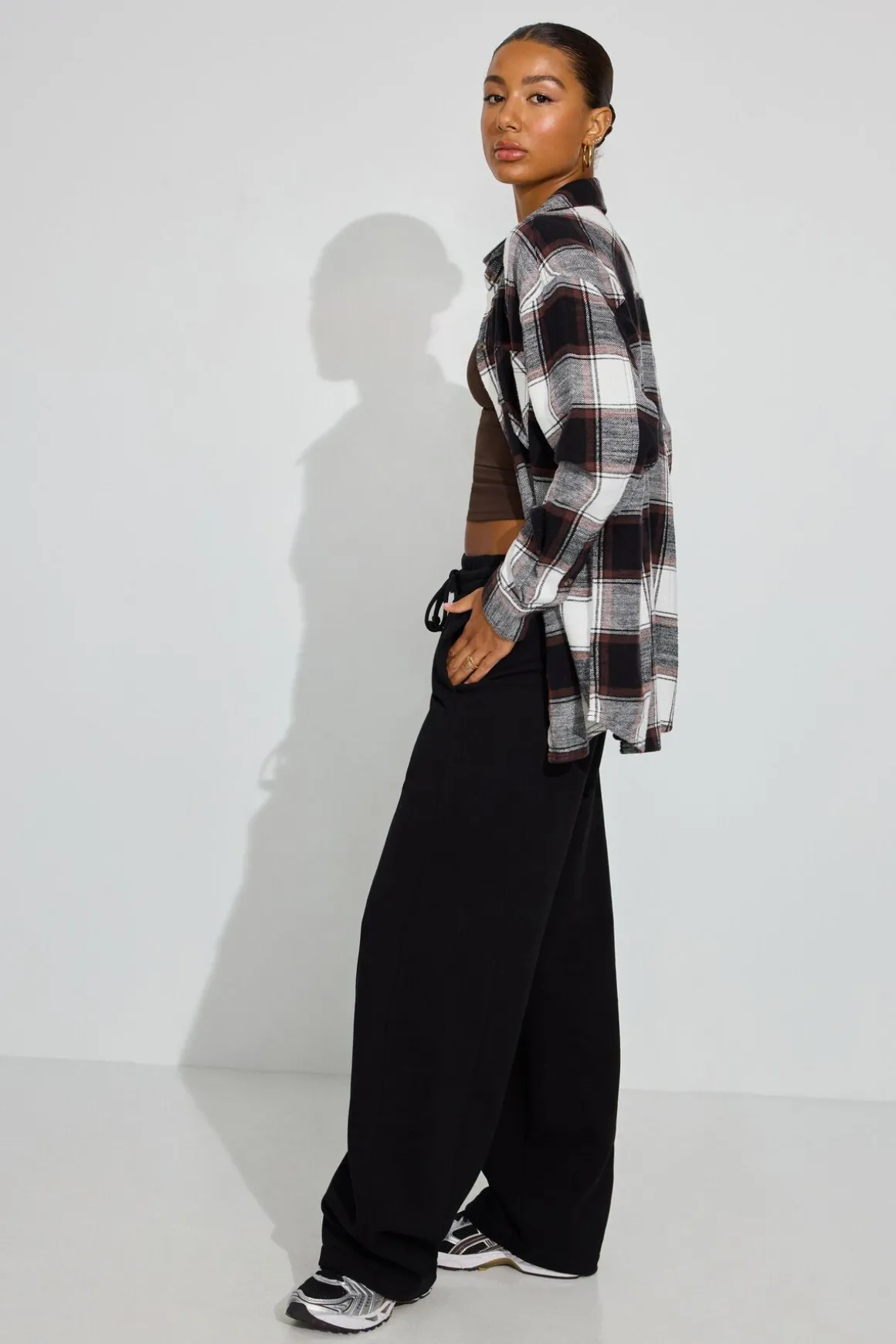 Online Noah Plaid Button-Up Shirt Long Sleeve Tops