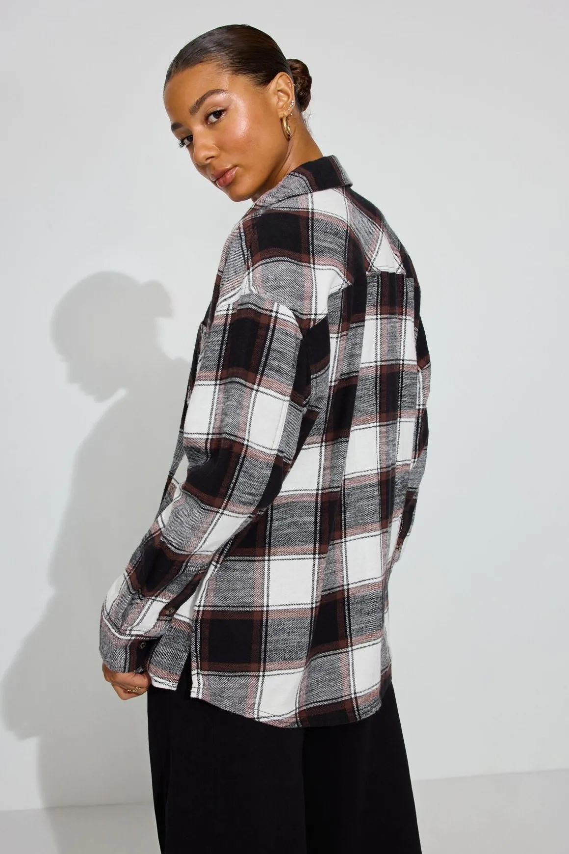 Online Noah Plaid Button-Up Shirt Long Sleeve Tops