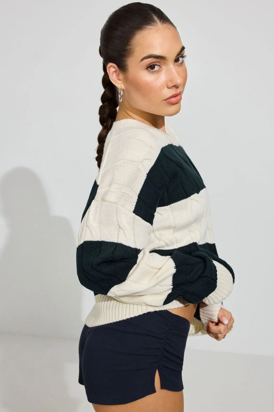 Best Sale Oversized Cable Sweater Sweaters & Cardigans|Long Sleeve Tops