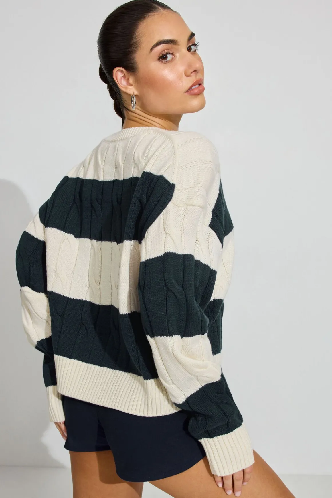 Best Sale Oversized Cable Sweater Sweaters & Cardigans|Long Sleeve Tops