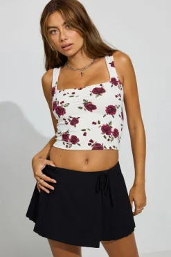Flash Sale Pleated Wrap Mini Skort Shorts & Skirts