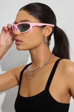 Cheap Racer Wrap Sunglasses Sunglasses