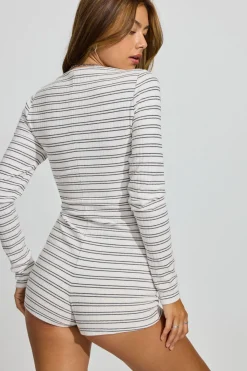 Shop Ribbed Romper Lounge & Sleep