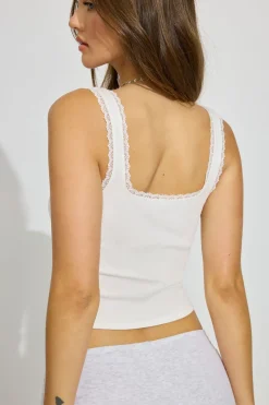 Best Sale Ribbed Tank Top Matching Sets