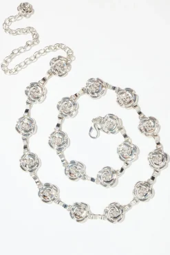 Fashion Rosette Chain Belt Belts