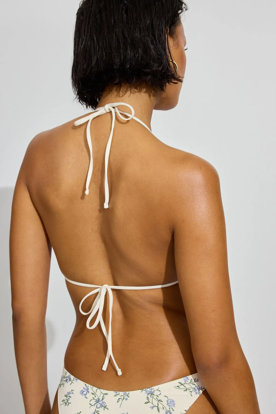 Online Ruffle Triangle Bikini Top Swimwear