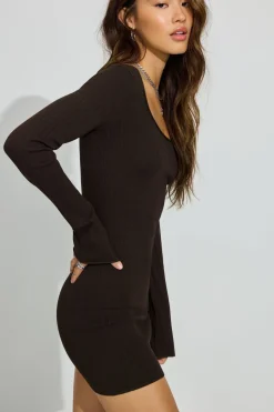 New Scoop Neck Mini Dress Dresses