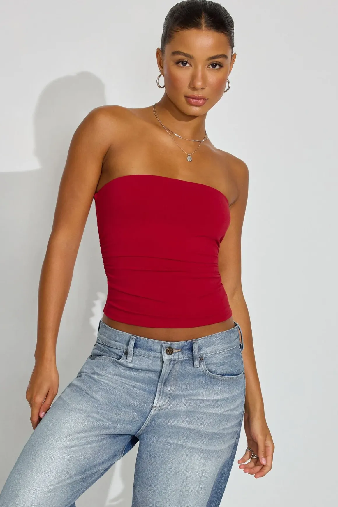 Discount Sculpt Longline Tube Top Matching Sets|Tops