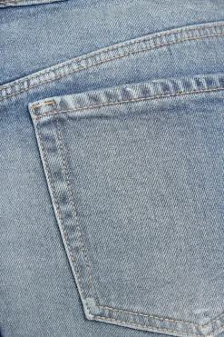 Clearance Silver Denim Micro Skort Shorts & Skirts|Jean Skirts