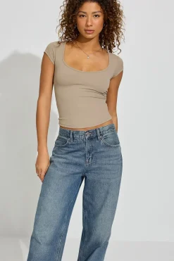 Best Sale Sleek Sweetheart T Shirt Tops|Short Sleeve Tops