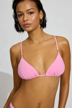 Cheap Slider Triangle Bikini Top Swimwear