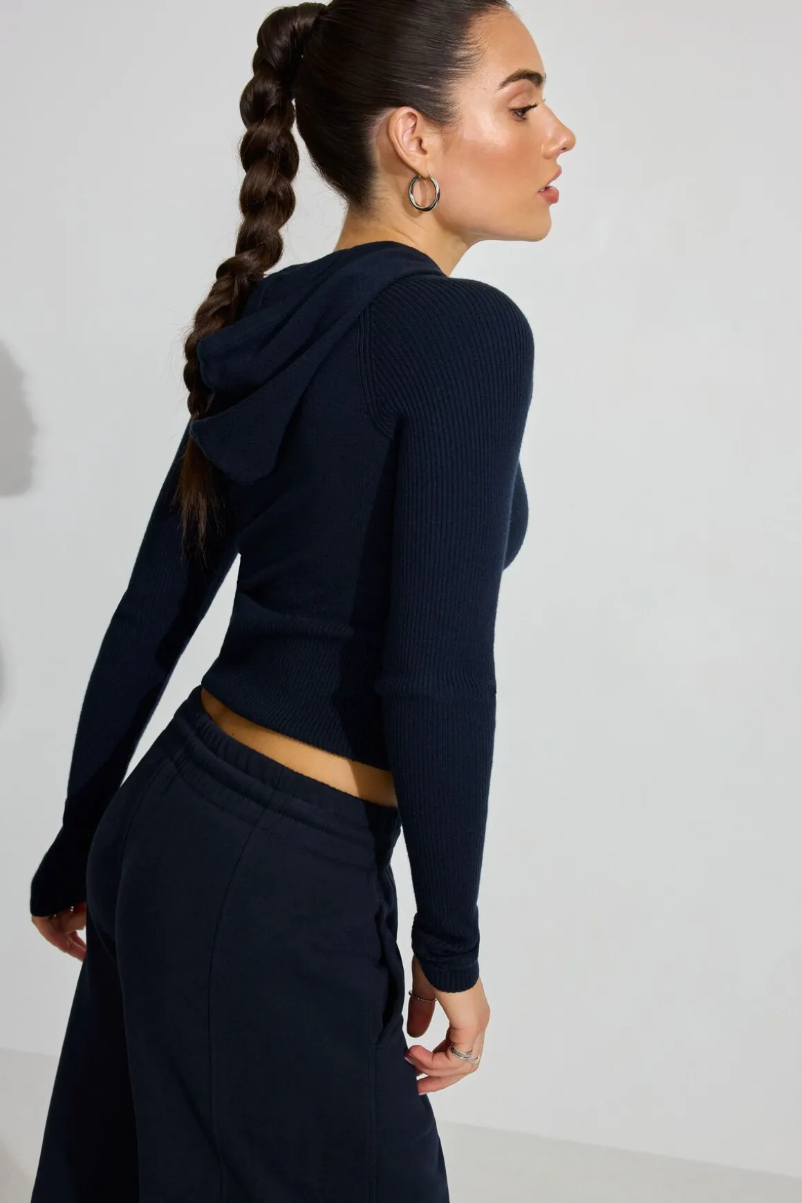 New Soft Bodycon Hoodie Matching Sets|Hoodies & Sweatshirts